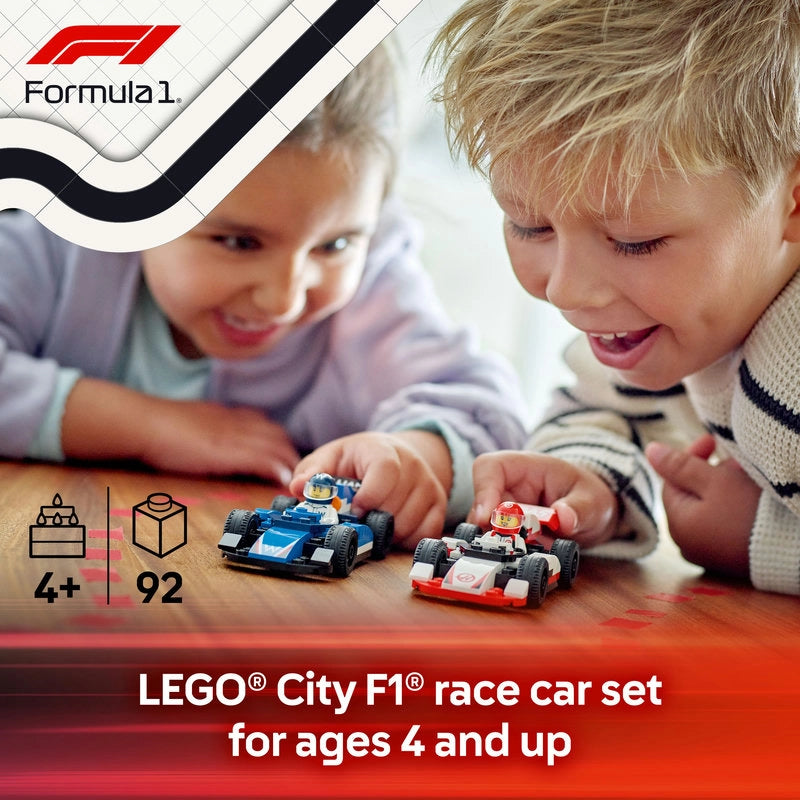 LEGO City سيارات F1 ويليامز وهاس 60464 – 92 قطعة