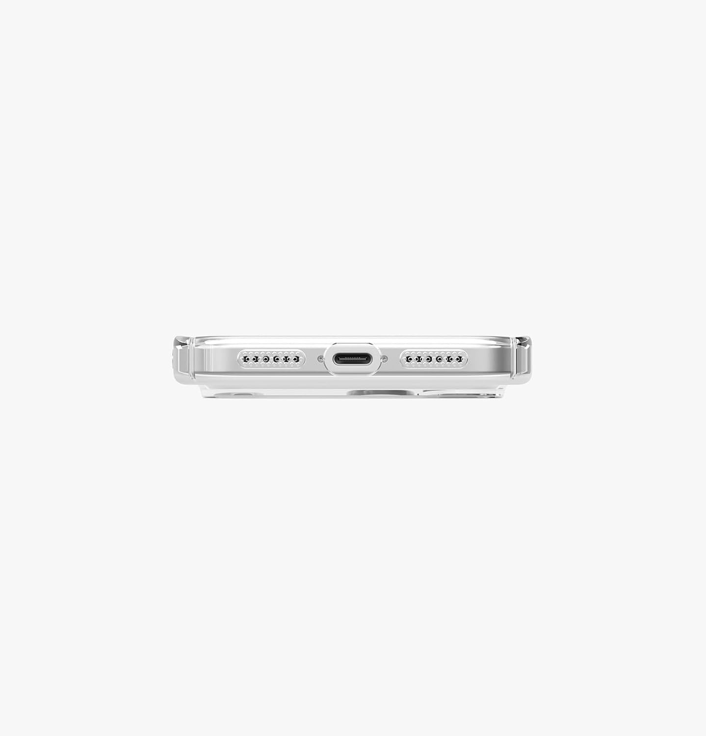 UNIQ Hybrid iPhone 17 Pro MagClick Charging AirSuit - Glossy Clear/White