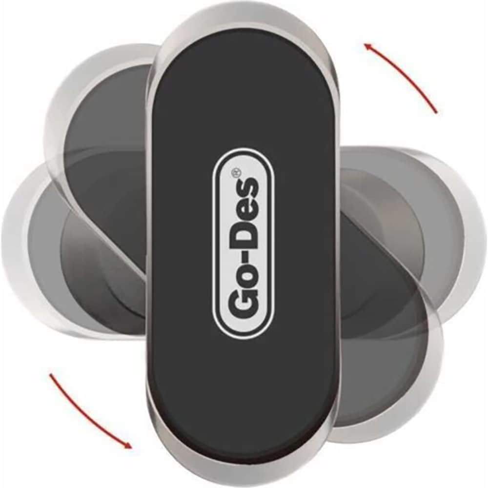 حامل جوال مغناطيسي للسيارة من جو ديس مع كابل يو اس بي للايفون بطول 1 متر