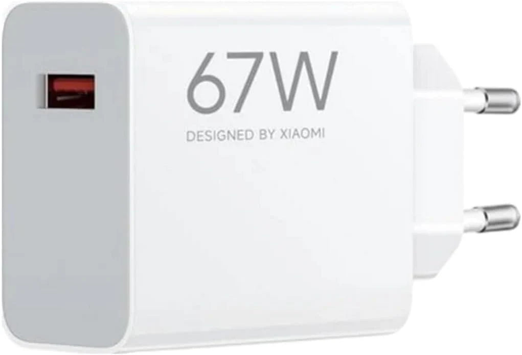 شاحن سفر Xiaomi HyperCharge 67W – Type-A أبيض | EU BHR07SKEU