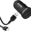XO TZ08 Mini car car charger set Micro 2.1A - Black