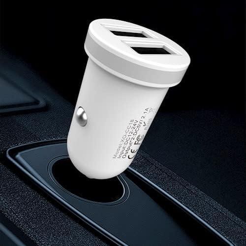 XO TZ08 Mini car car charger set Micro 2.1A - Black