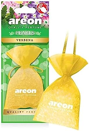 AREON Pearls I Car & Home Hanging Air Freshener I Verbena (Pack of 3)