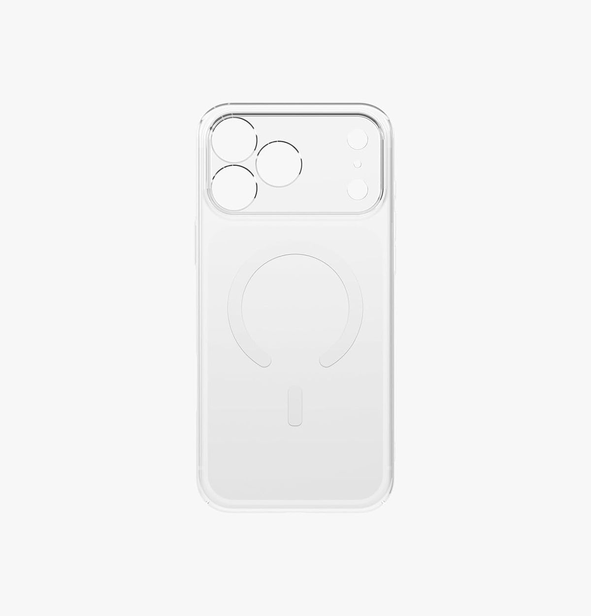 كفر UNIQ AIRSUIT لايفون 17 برو MagClick شفاف/أبيض