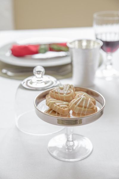 Edzard Leos 19.5cm Crystal Glass Cake Stand - Elegant & Luxury