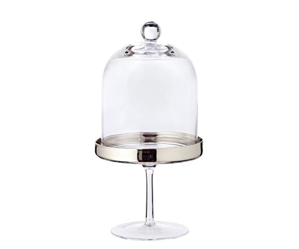 Edzard Leos 19.5cm Crystal Glass Cake Stand - Elegant & Luxury