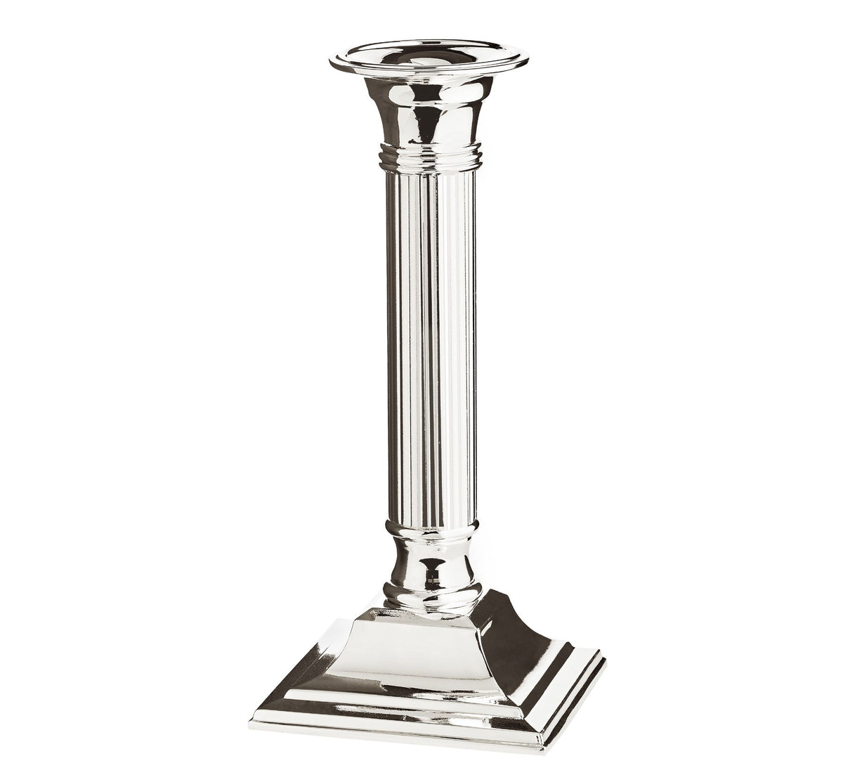 Edzard Lincoln Silver-Plated Candle Holder 15cm - Elegant