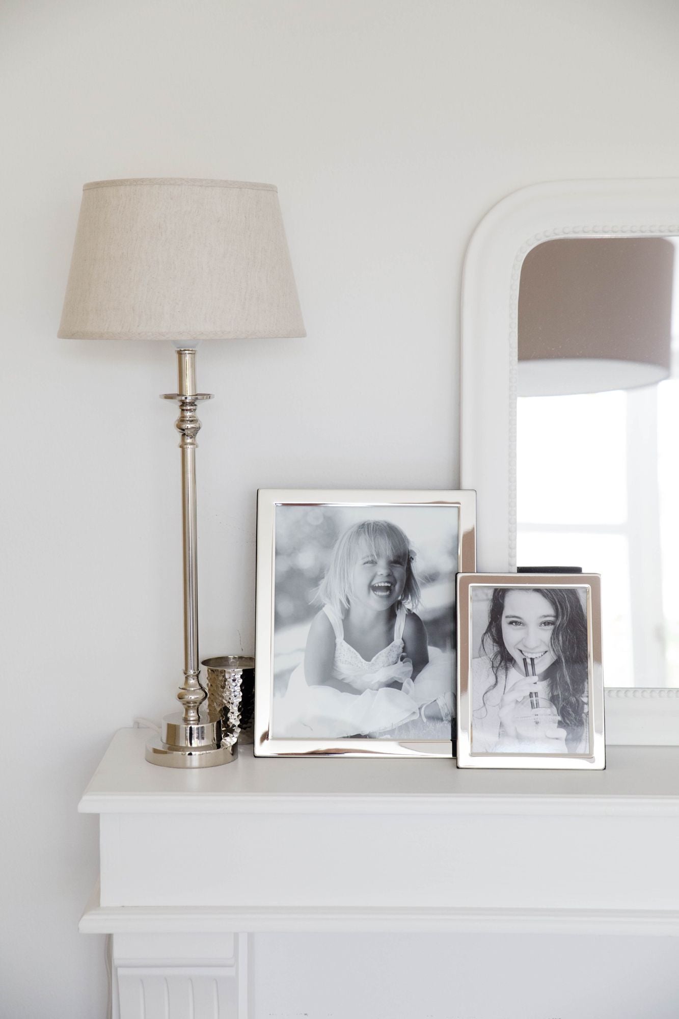 إطار صور مطلي فضة 15×20 سم من Edzard Salerno - فاخر وأنيق