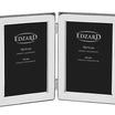 إطار صور مزدوج مطلي فضة 10×15 سم من Edzard Salerno - أنيق