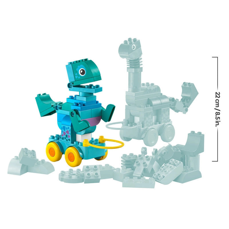 LEGO DUPLO ديناصورات بعجلات 10451 – 108 قطعة