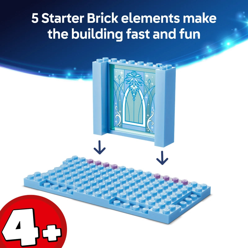 LEGO Disney Elsa's Ice Castle & Snow Ride Adventure – 216 Pieces | Set 43281