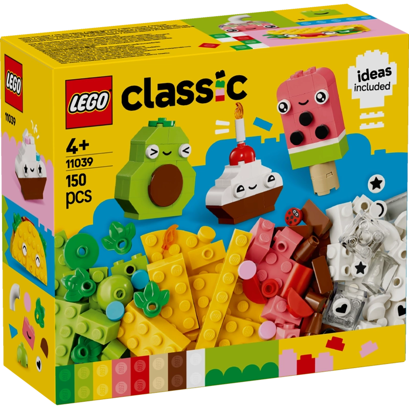 LEGO Classic Creative Food Friends – 150 Pieces | Set 11039
