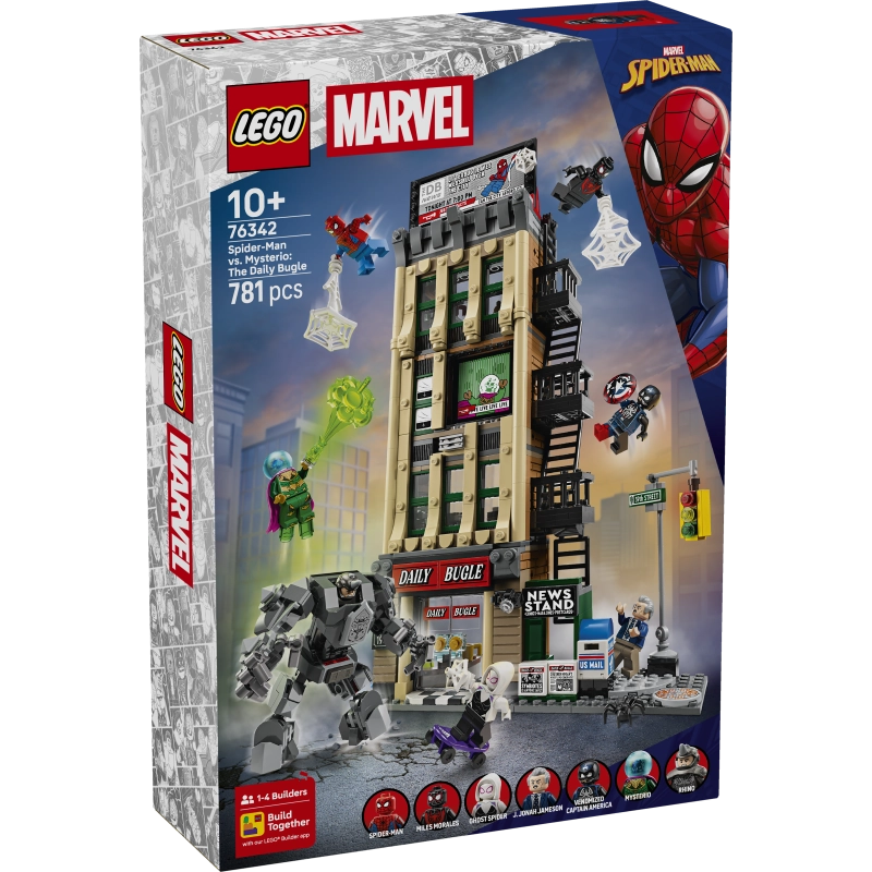 LEGO Marvel Spider-Man vs. Mysterio: The Daily Bugle – 781 Pieces | Set 76342