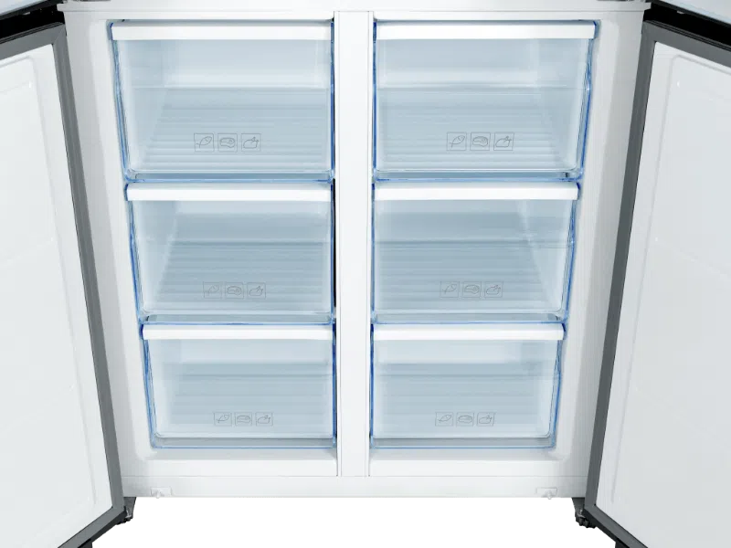 ثلاجة TCL بسعة 424 لترًا مع تبريد متقدم وتصميم أنيق