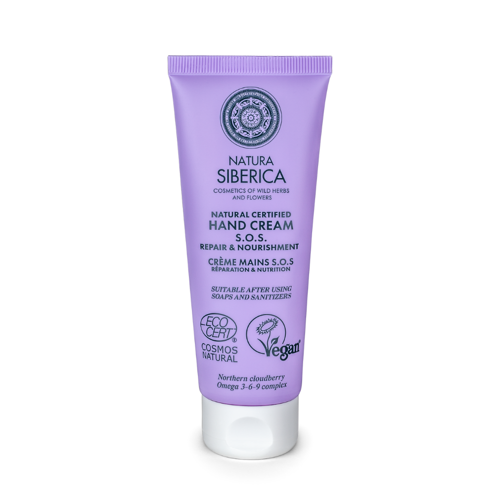 Natura Siberica SOS Hand Cream – 75ml | Repair & Nourishment