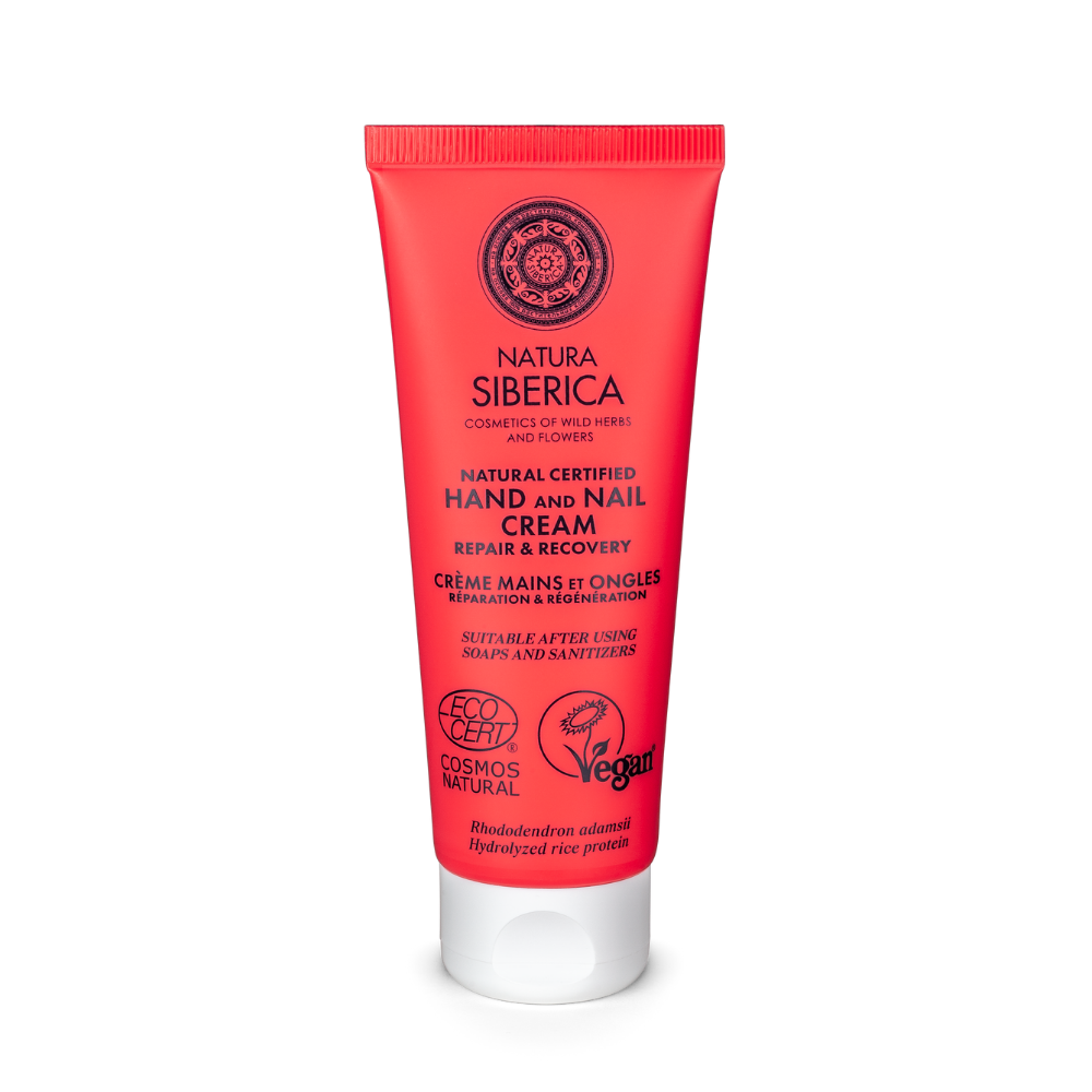 Natura Siberica Hand & Nail Cream – 75ml | Natural Repair & Recovery