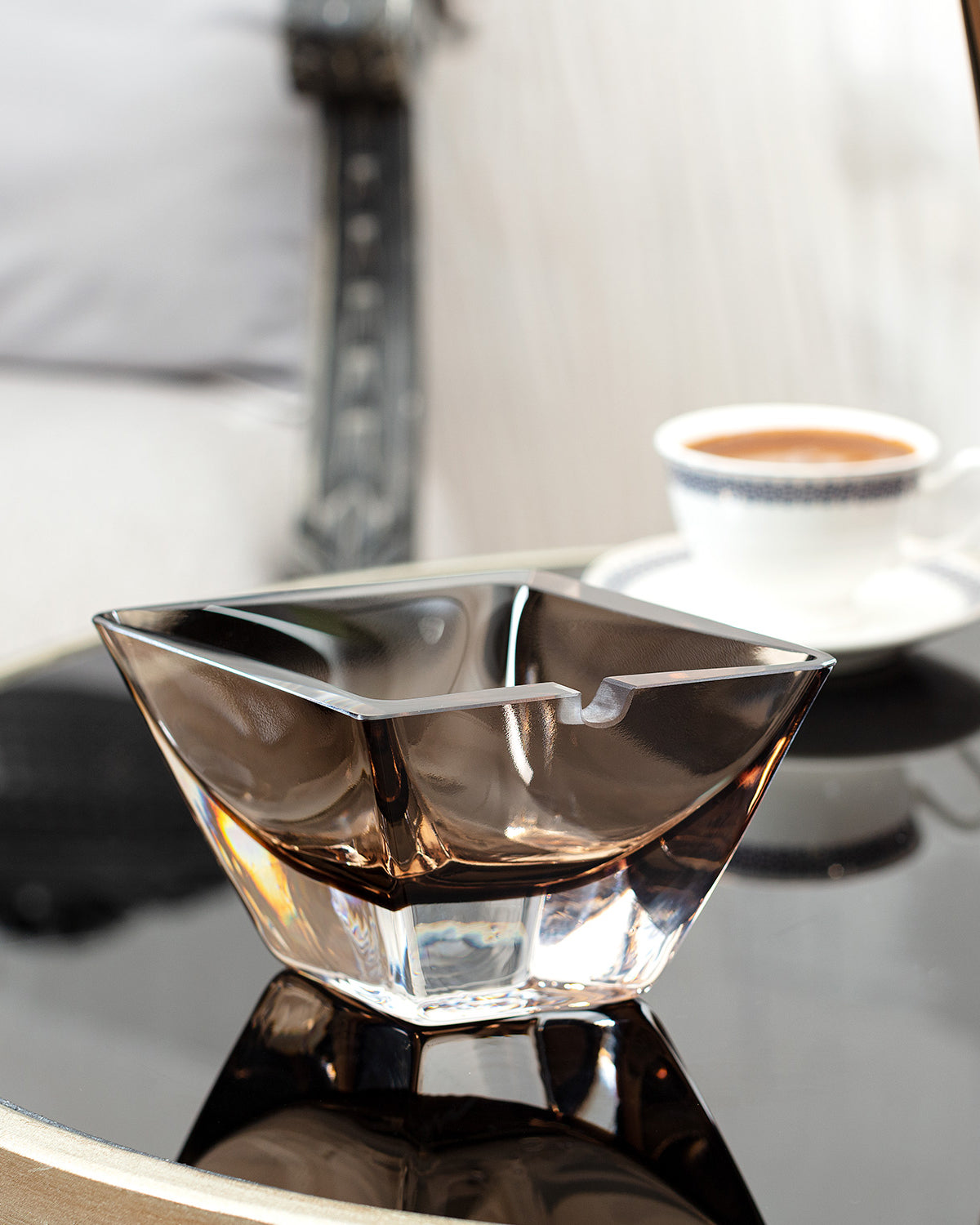 Le Mans Handmade Glass Ashtray - Madame Coco JO