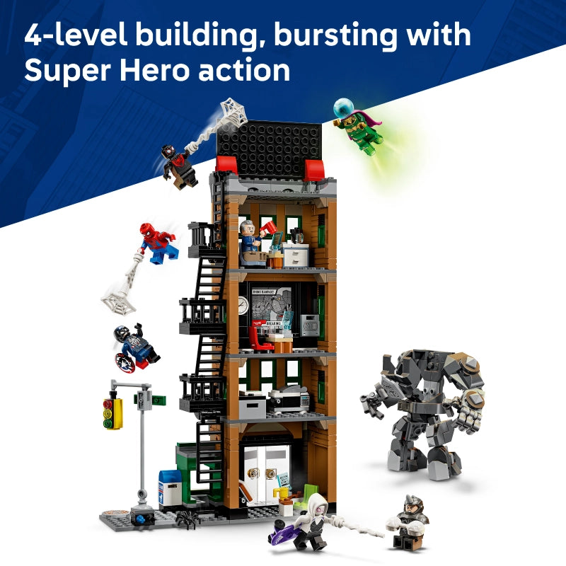 LEGO Marvel Spider-Man vs. Mysterio: The Daily Bugle – 781 Pieces | Set 76342