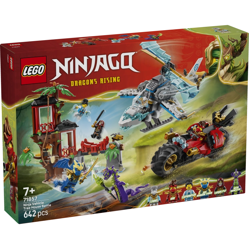 LEGO NINJAGO معركة بيت الشجرة 71857 – 642 قطعة