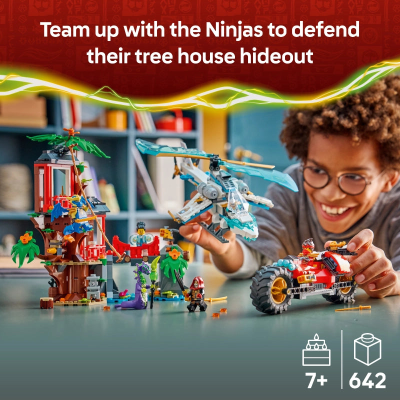 LEGO NINJAGO معركة بيت الشجرة 71857 – 642 قطعة