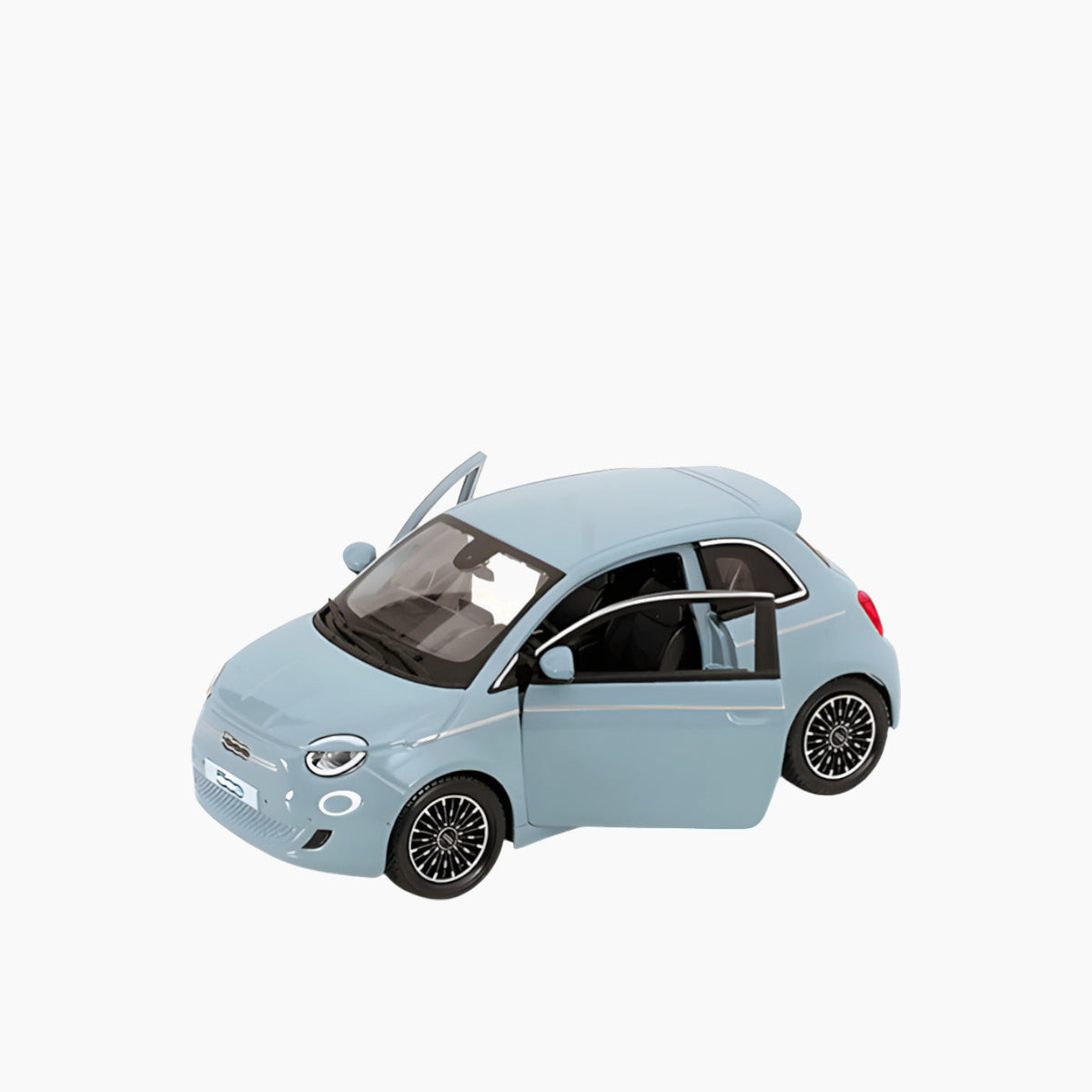 Maisto Bburago Car Fiat 500E (2023) Blue Die-Cast Model Car – 1:24 Scale