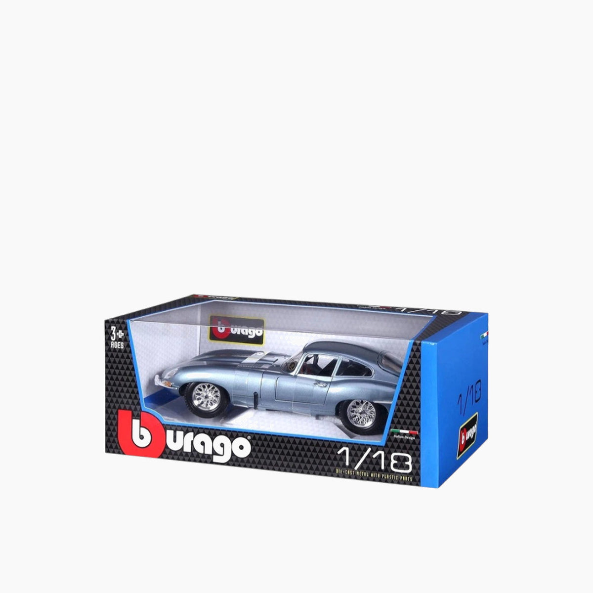 Maisto Jaguar "E" Coupe (1961) Die-Cast Model Car – 1:18 Scale