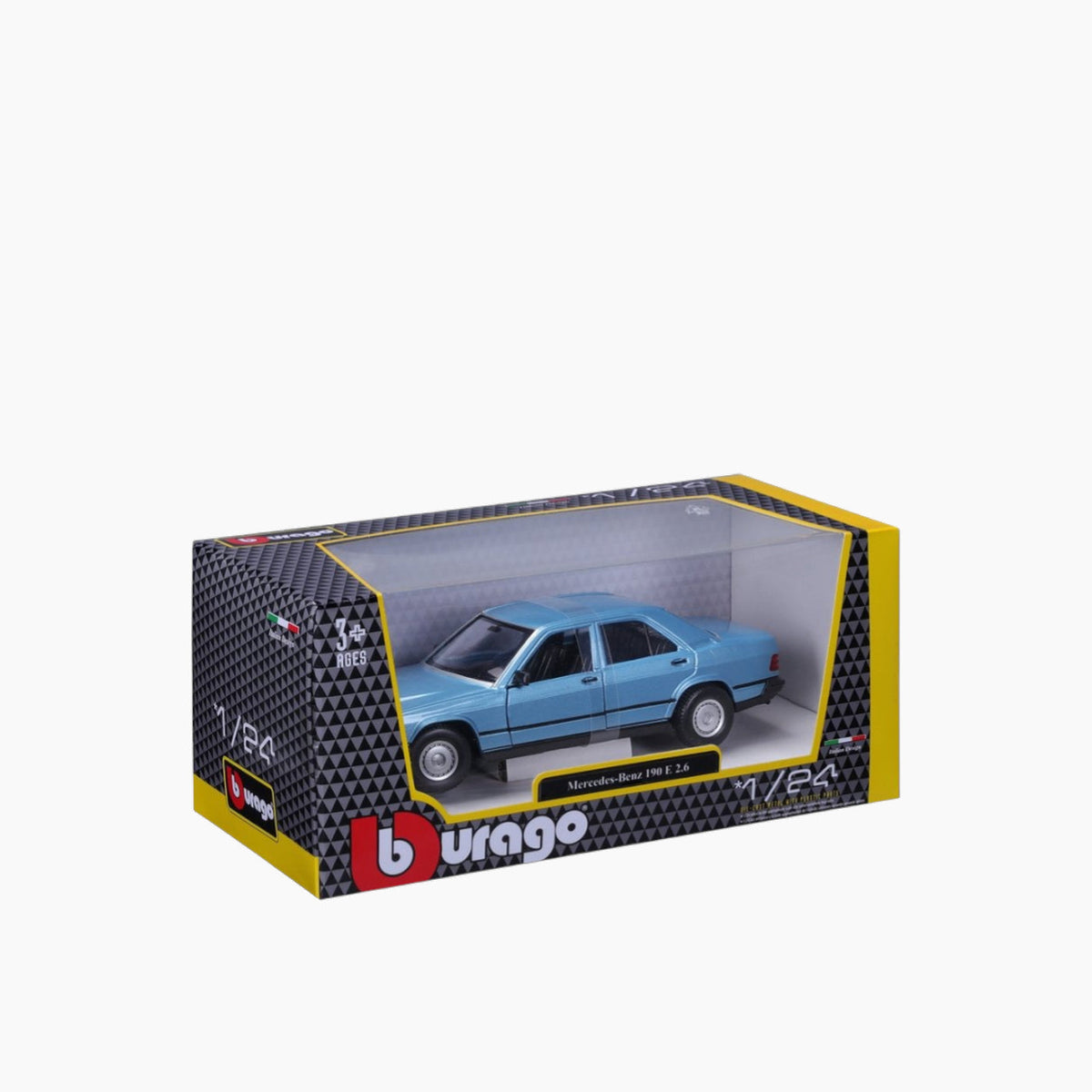 Maisto 1987 Mercedes-Benz 190E Die-Cast Model Car – 1:25 Scale