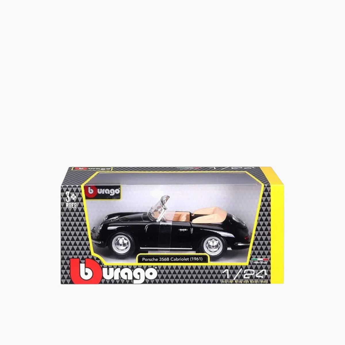 Maisto Porsche 356B Cabriolet (1961) Die-Cast Model Car – 1:24 Scale