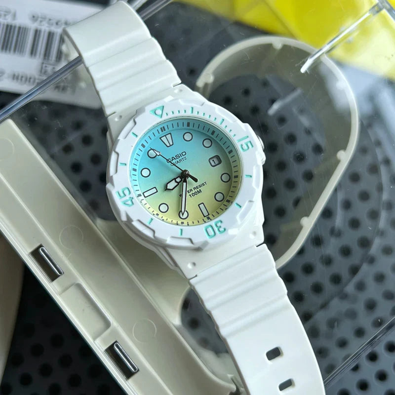 Casio Analog Sports Date Resin 100M Ladies Watch LRW-200H-2E2