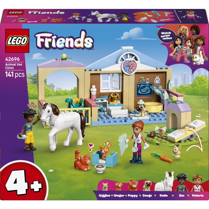 LEGO Friends Animal Vet Clinic – 141 Pieces | Set 42696