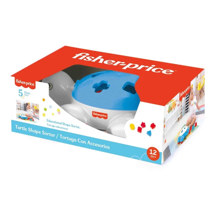 Fisher-Price Turtle Shape Sorter by Dolu – 5-Piece Set