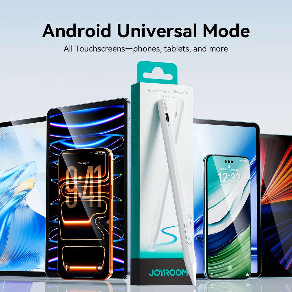قلم Joyroom JR-K12 Pro نشط ثنائي الوضع – أبيض