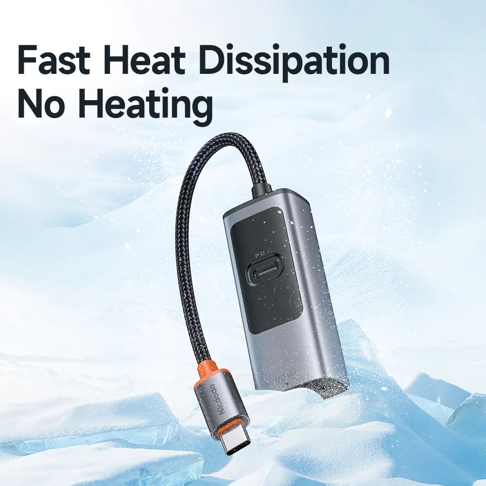 محطة إرساء يو إس بي سي 2 في 1 من مكدودو مع 100 وات - أسود