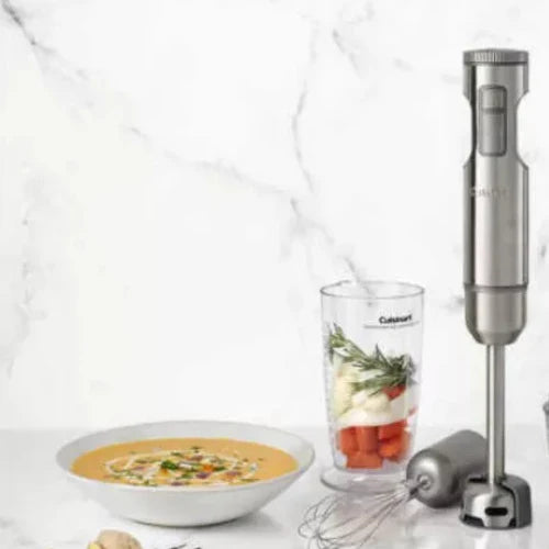 خلاط يدوي لاسلكي Cuisinart 300 واط مع قطاعة وخفاقة