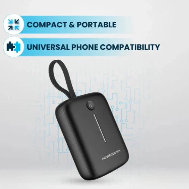 باورولوجي 10000mAh – بطارية محمولة سريعة وآمنة