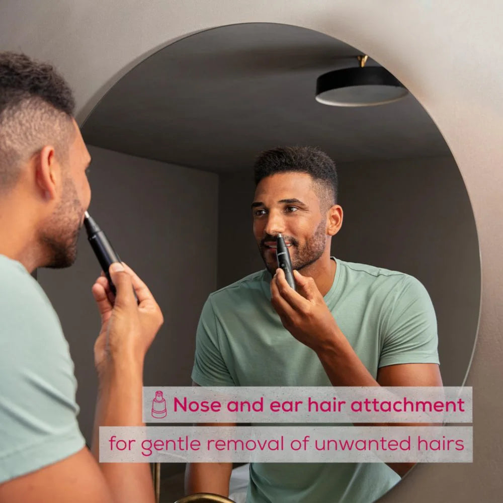 ماكينة تشذيب دقيقة من بيورير للحواجب والشعر الزائد