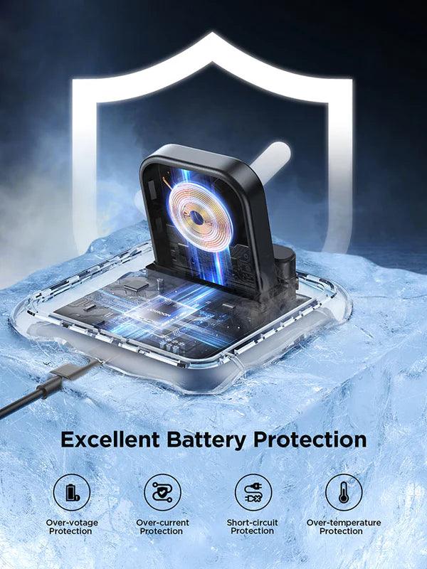 شاحن ساعة جوي روم اللاسلكي للايفون - اسود