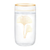 Musette - Lovely Ginkgo Leaves 4-piece Beverage Glass Set - 365ml - Madame Coco JO