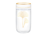 Madame Coco Musette Lovely Ginkgo Leaves 4-Piece Beverage Glass Set – 365ml