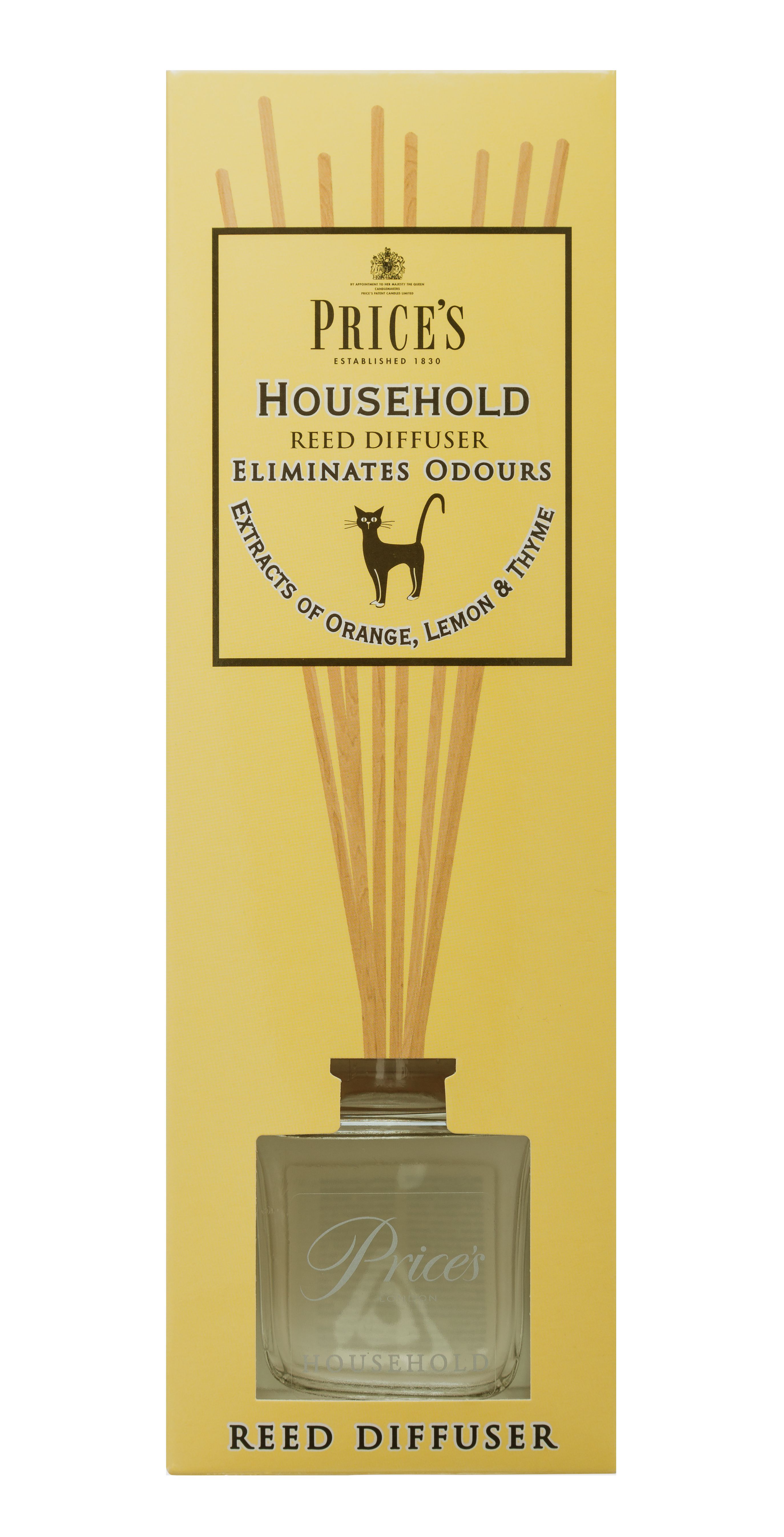 Price’s Reed Diffuser – Odour Eliminating, 100ml