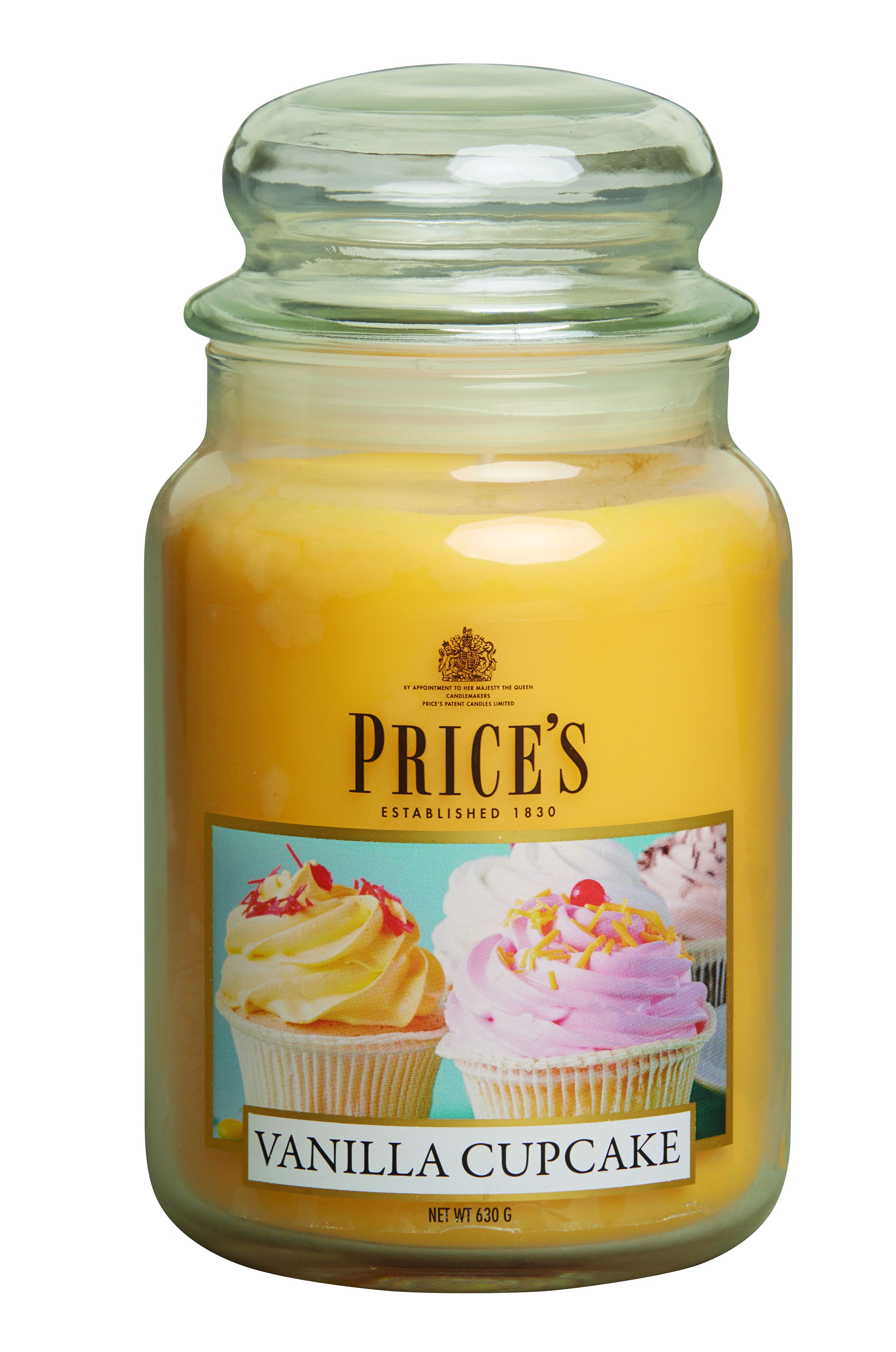 Price’s Large Scented Candle Jar with Lid – Long-Lasting Aroma