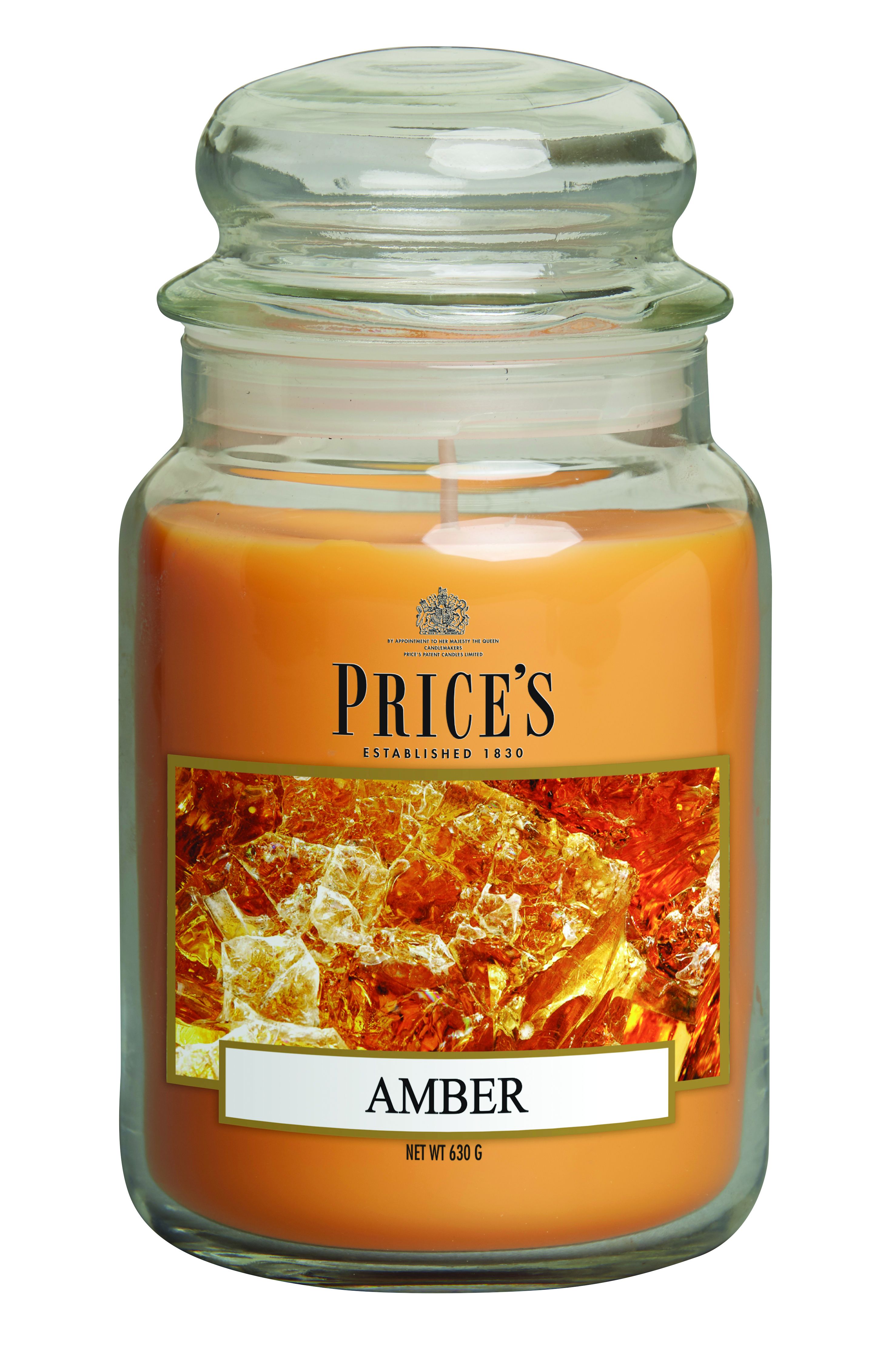 Price’s Large Scented Candle Jar with Lid – Long-Lasting Aroma