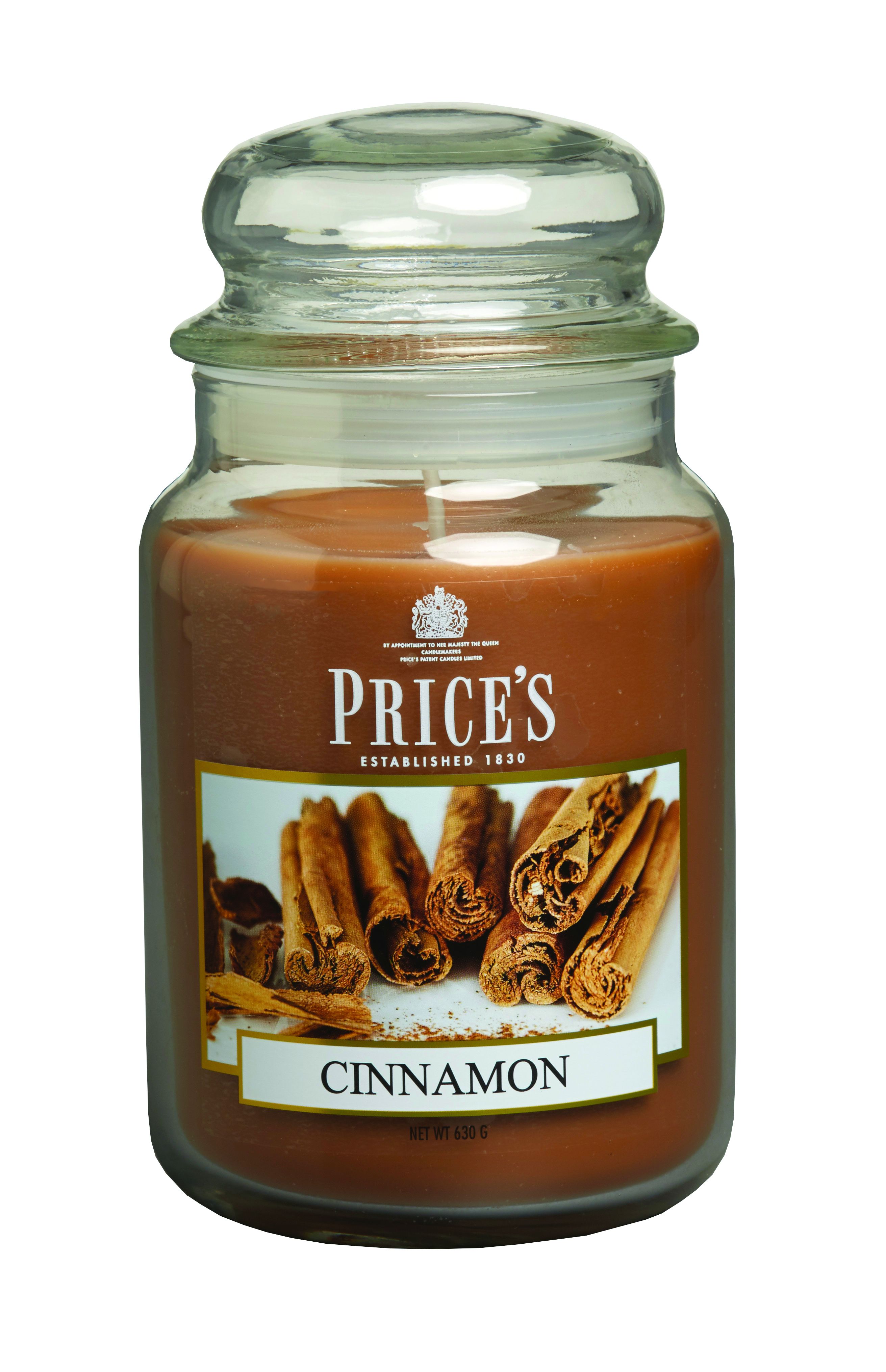 Price’s Large Scented Candle Jar with Lid – Long-Lasting Aroma