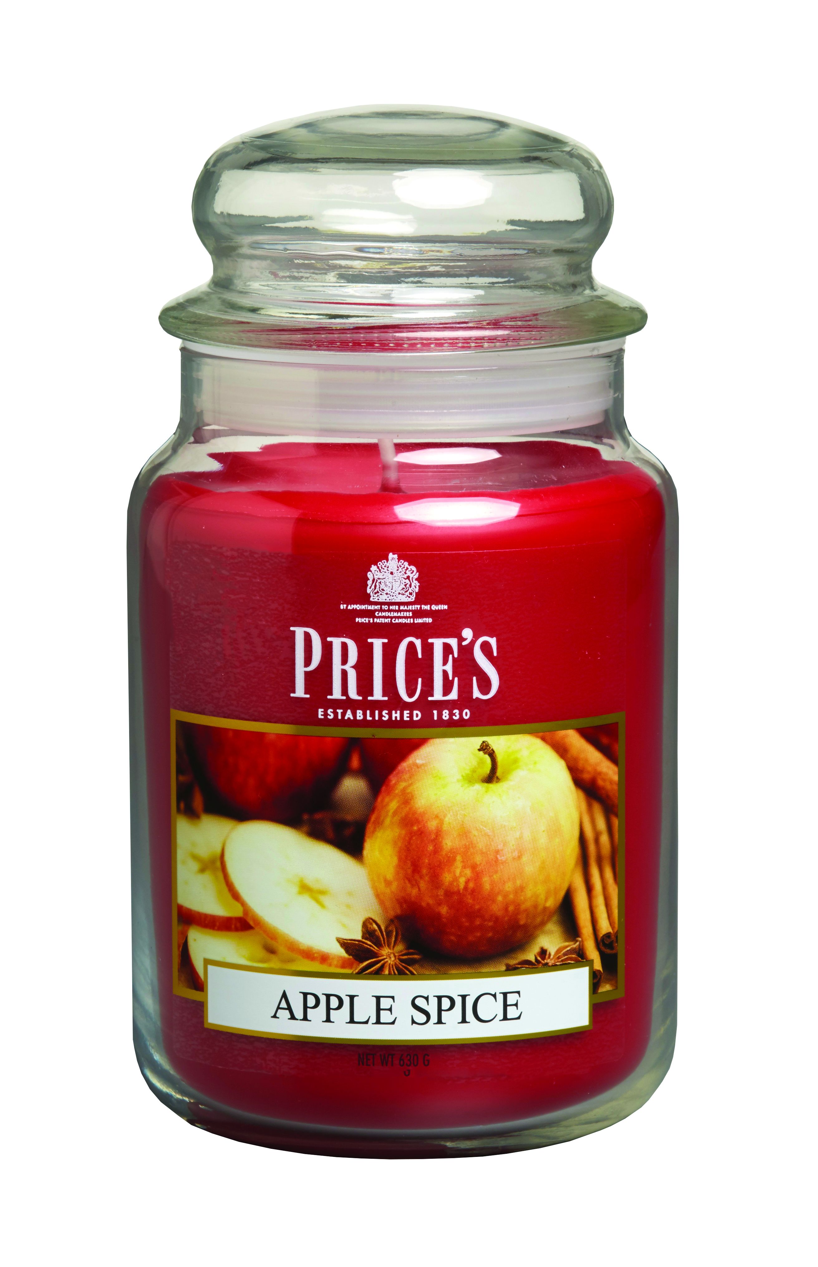 Price’s Large Scented Candle Jar with Lid – Long-Lasting Aroma