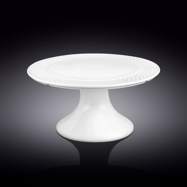 Wilmax Diamond Cake Stand - White