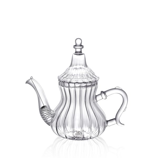 Wilmax Segment Moroccan Glass Teapot - Elegant & Heat Safe