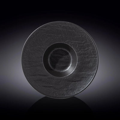 Wilmax SlateStone Deep Plate 27cm - Black