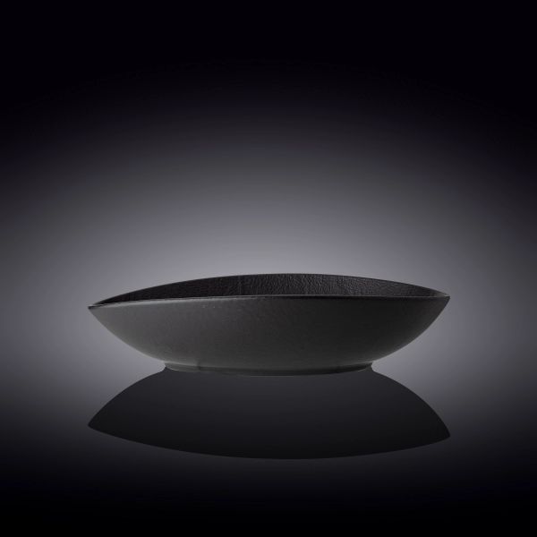 زبدية بيضوية Wilmax SlateStone 30×19 سم - أسود أنيق
