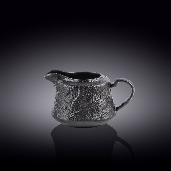 إبريق حليب 260 مل من Wilmax SlateStone - أسود