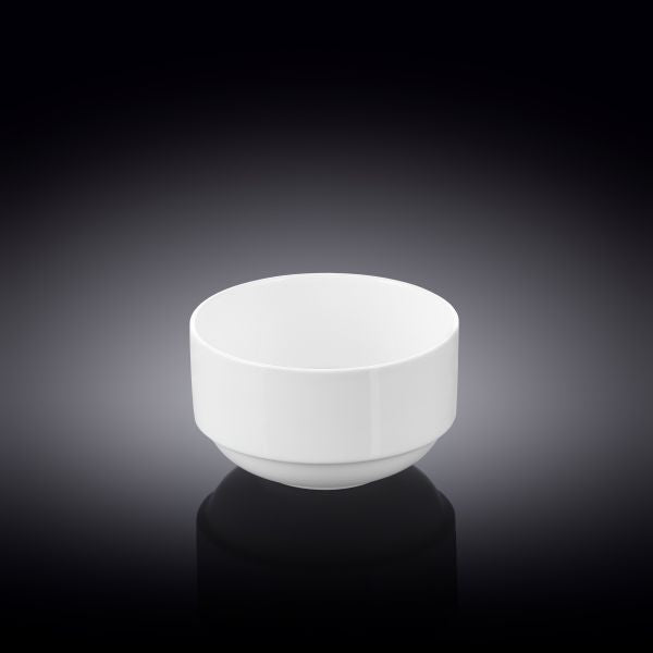 زبدية 10 سم من Wilmax Stella - أبيض أنيق وفاخر